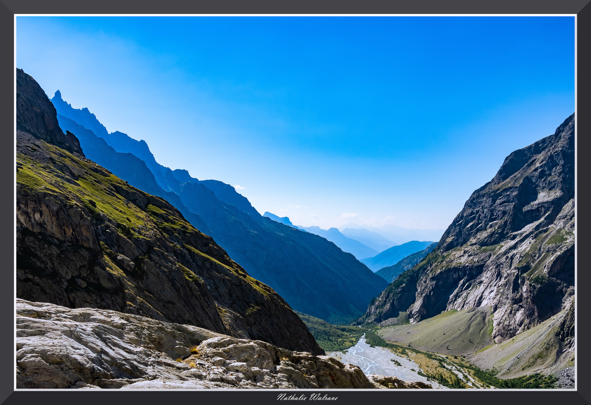 Sur le chemin vers le glacier blanc